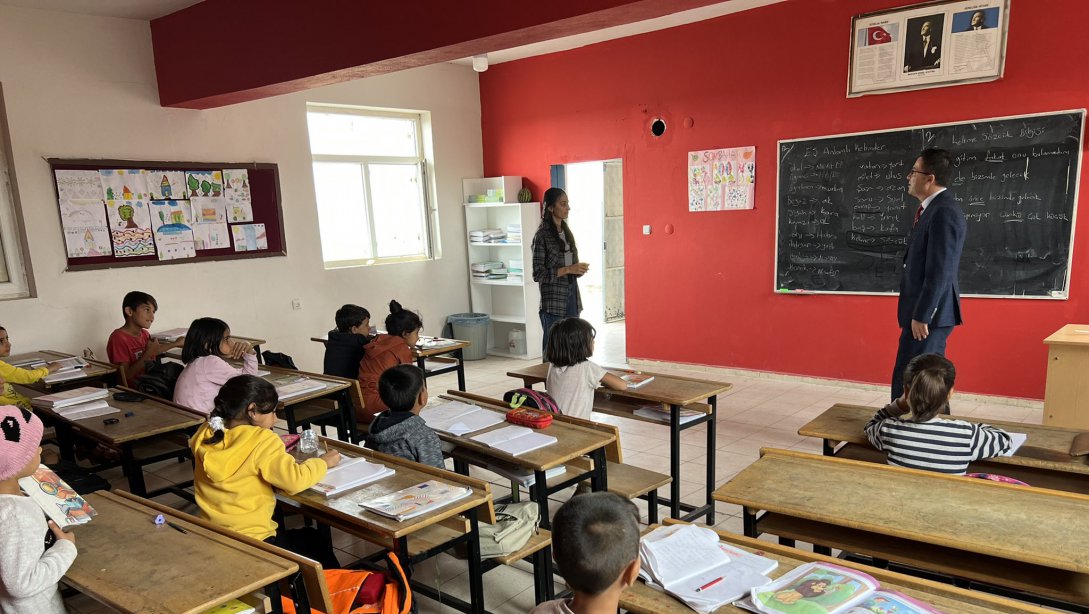Beybulak Köyü Sarıkaş Mezrası Birleştirilmiş Sınıflı İlkokulumuzu Ziyaret